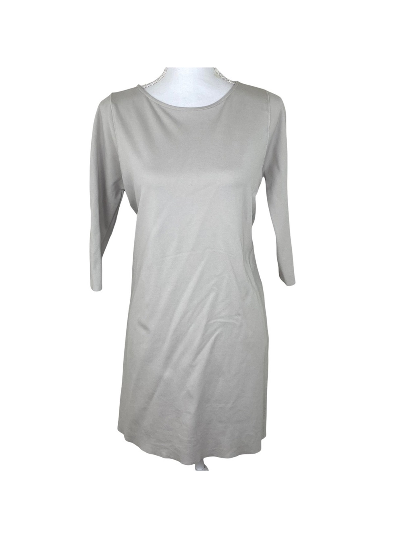 Harris Warf London Women's Shift Dress Gray Size Xs 3/4 Sleeve